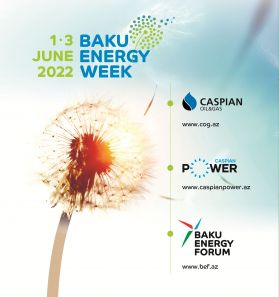 Baku Energy Week will be held in Baku, the capital of Azerbaijan, from the 1st to the 3rd of June 2022