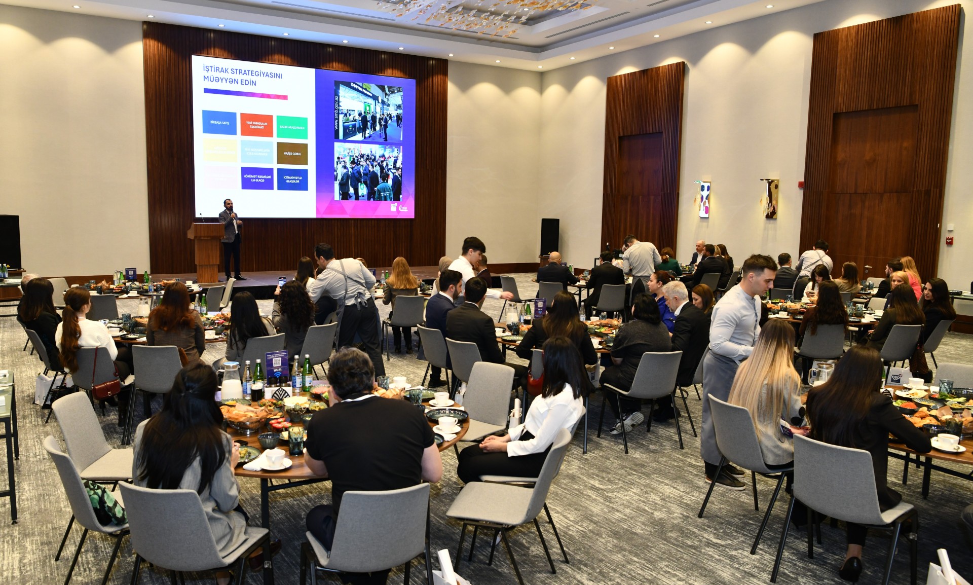 Business breakfast dedicated to “Caspian Agro” and “InterFood Azerbaijan” exhibitions was held